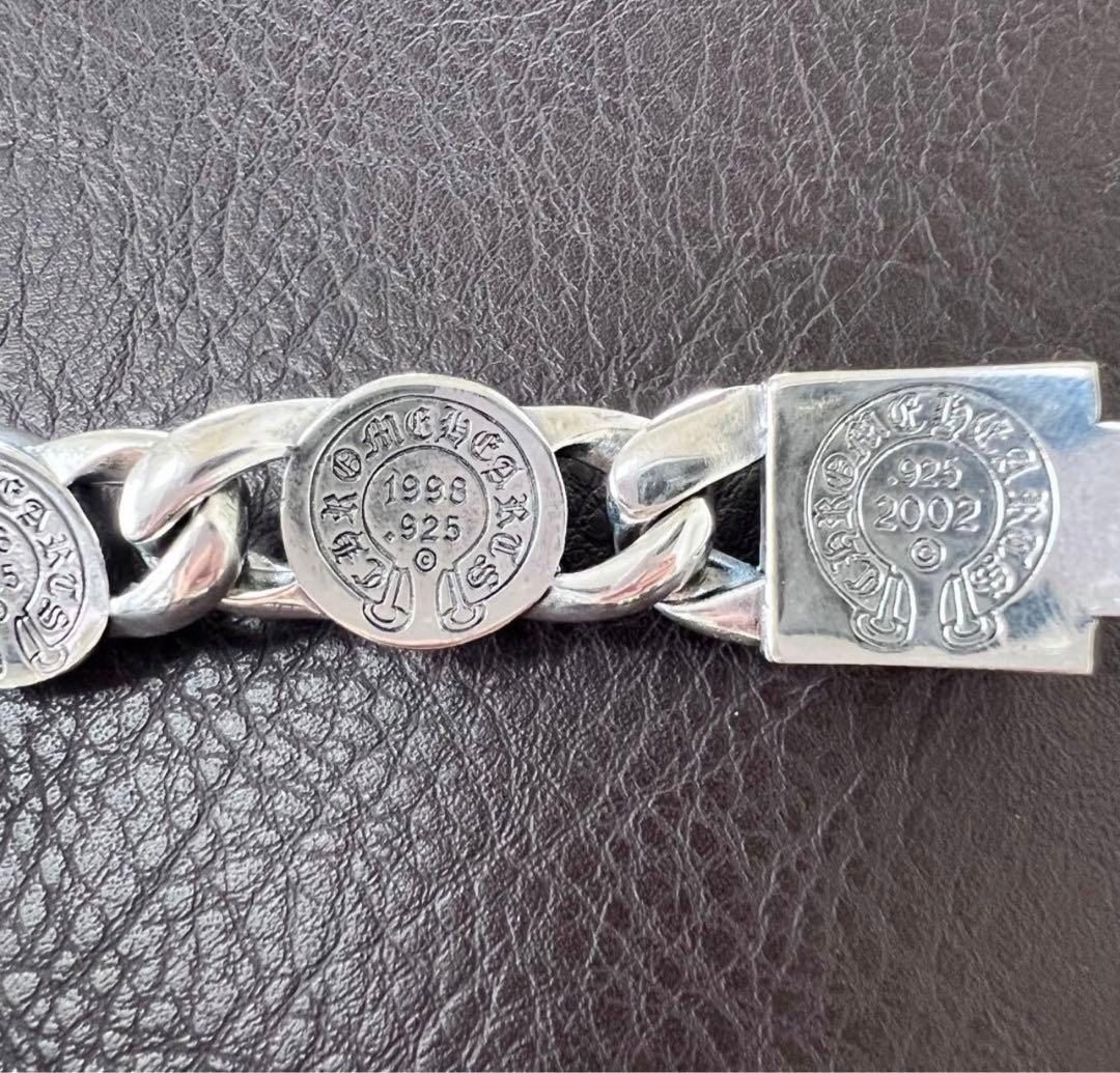 メキシコシルバー925ブレスレット、約22cm