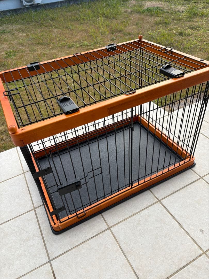 中型犬用ケージ 金属 プラスチック