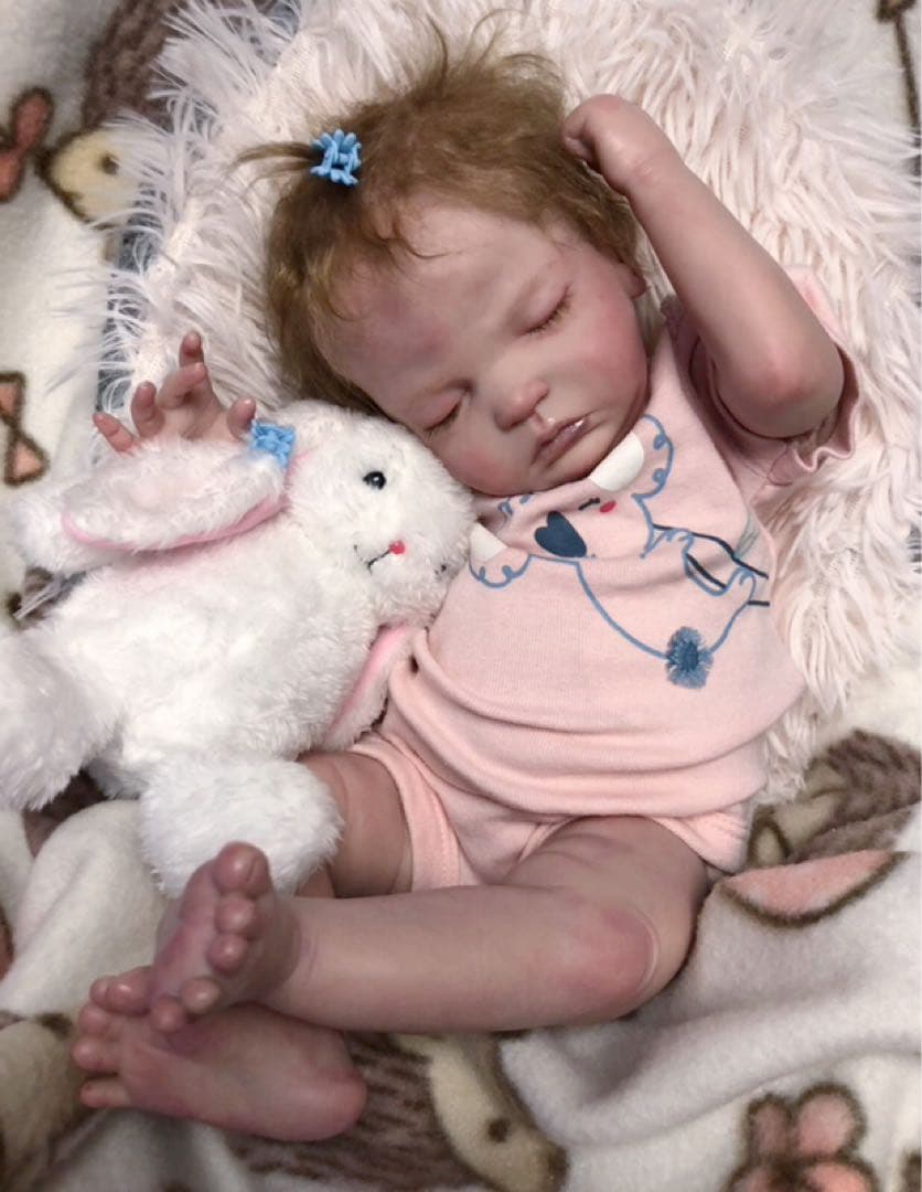 タイムセール♪正規キット刻印あり♪色白こぶりな赤ちゃん　リボーンドール