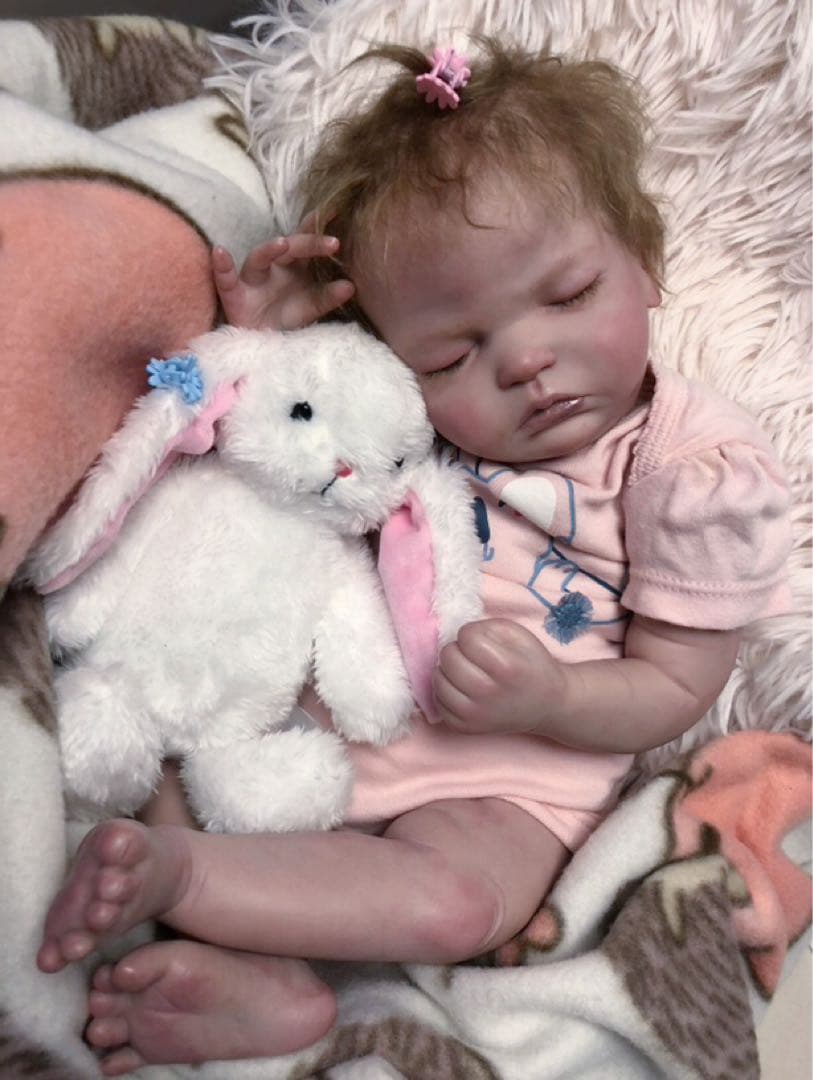 タイムセール♪正規キット刻印あり♪色白こぶりな赤ちゃん　リボーンドール