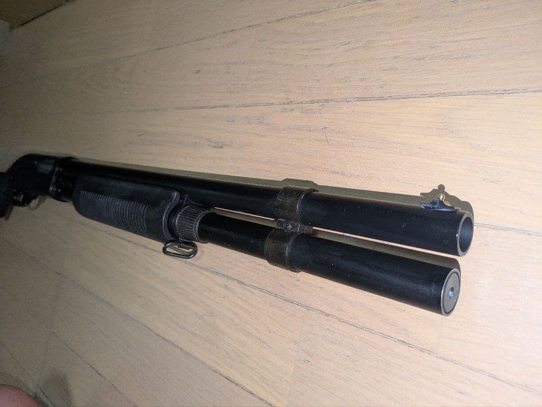 マルゼンM870EX-BVガスショットガン　リアルカートM1100カスタムサバゲ