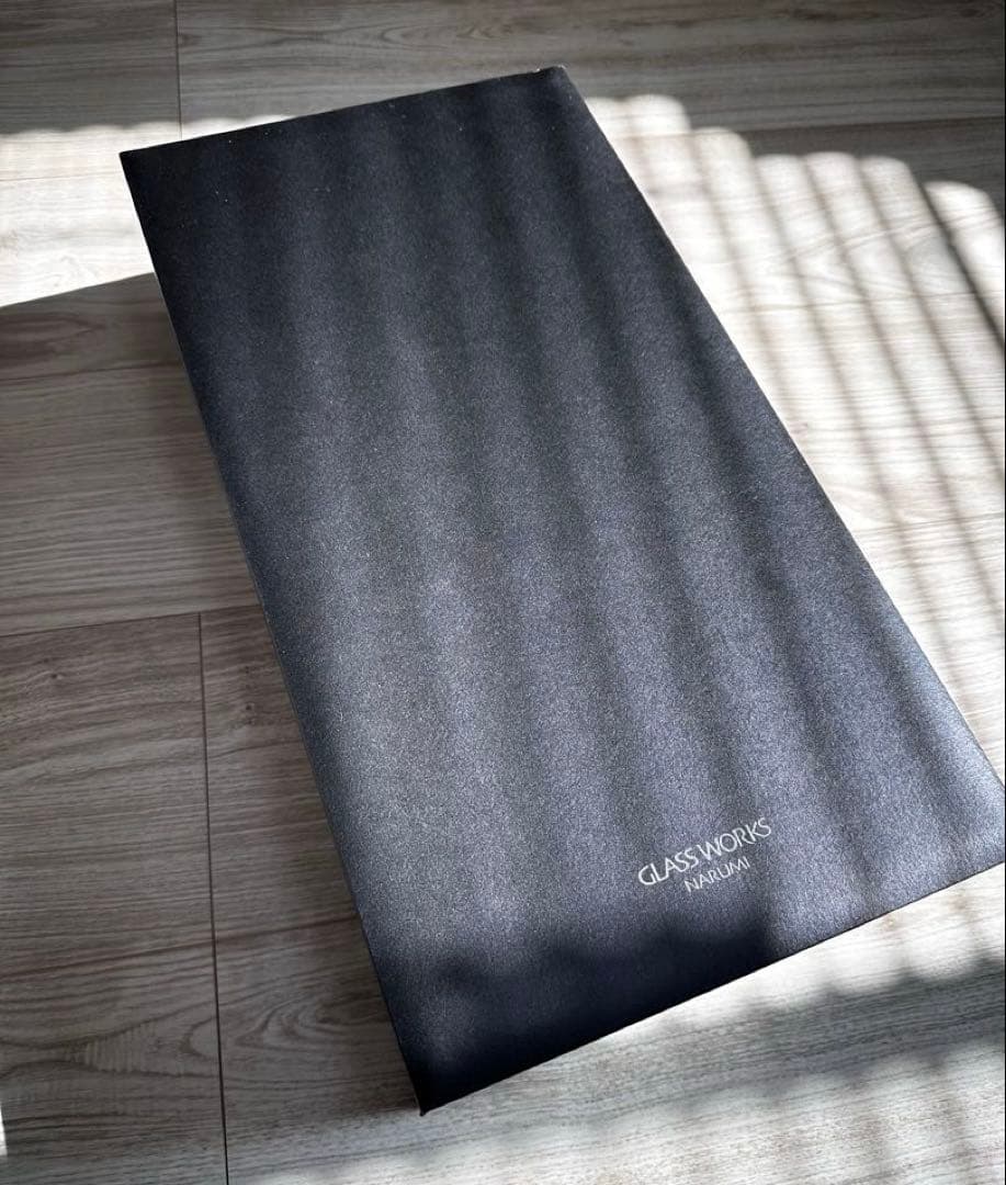 NARUMI 置時計 振り子時計 クリスタル時計GRASS WORKS