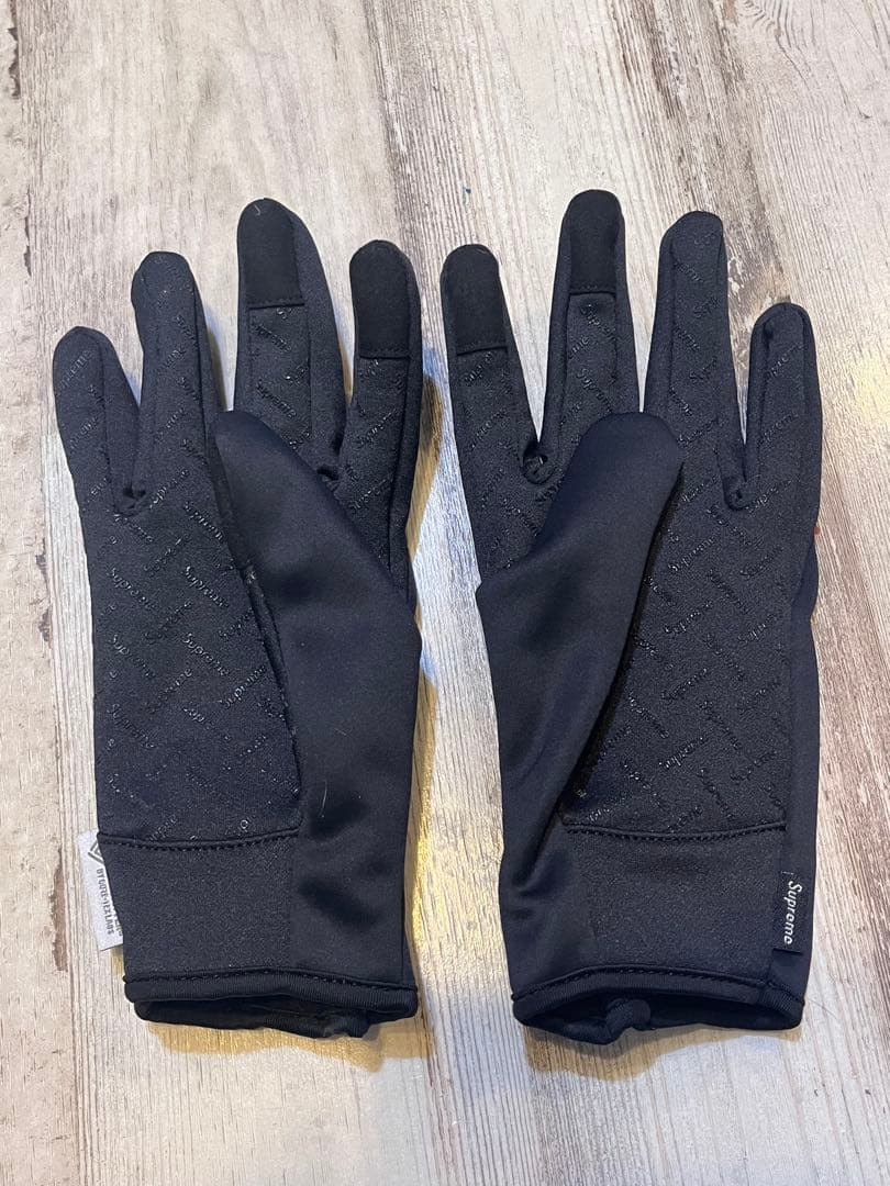 小物 Supreme Windstopper Zip Gloves Black M