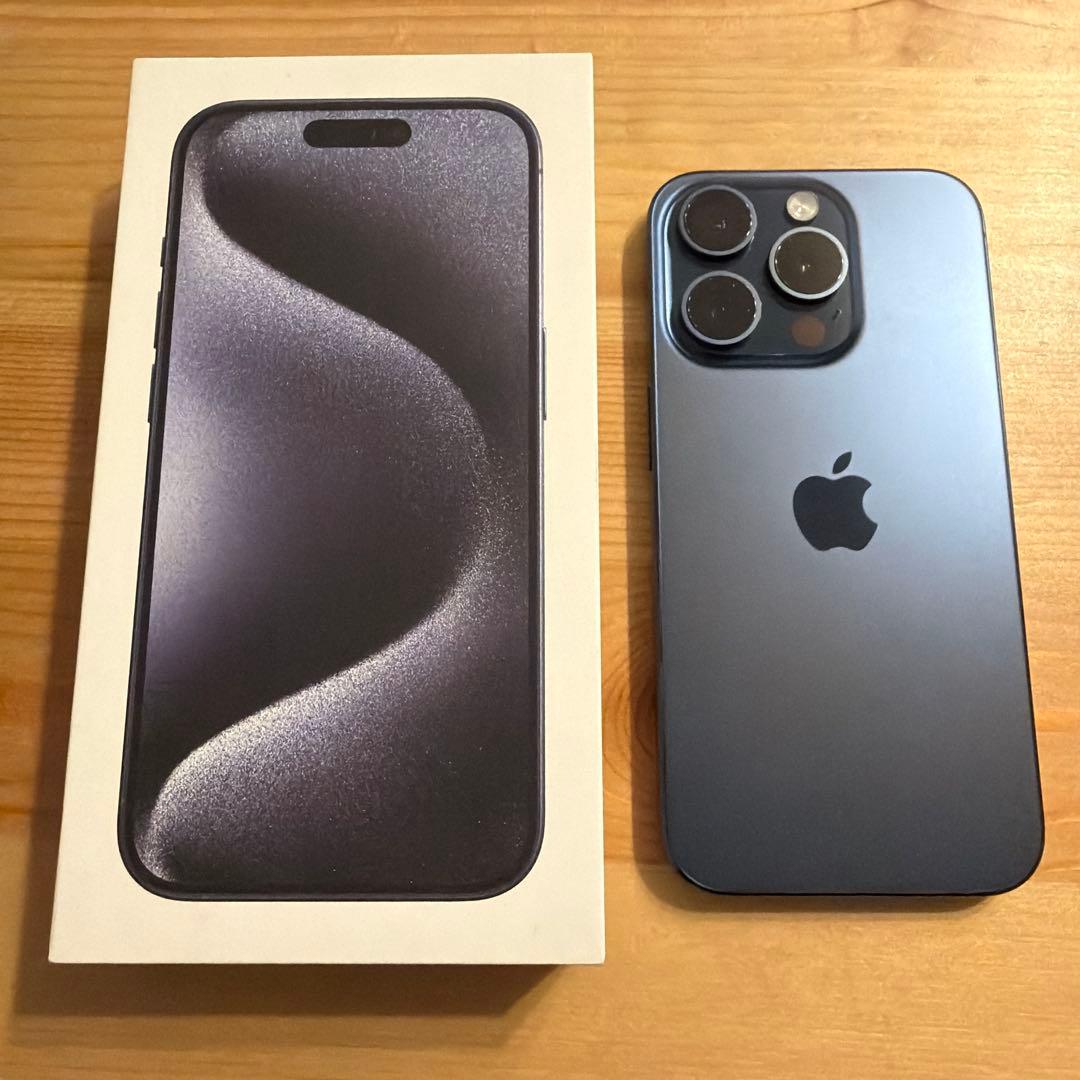 【Nmama】iPhone 15Pro ブルーチタニウム