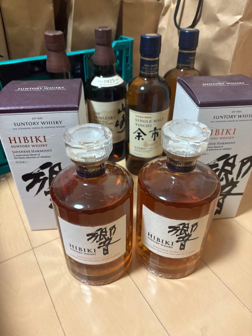 未開栓 響 ジャパニーズハーモニー 700ml ウイスキー 箱付　2本セット