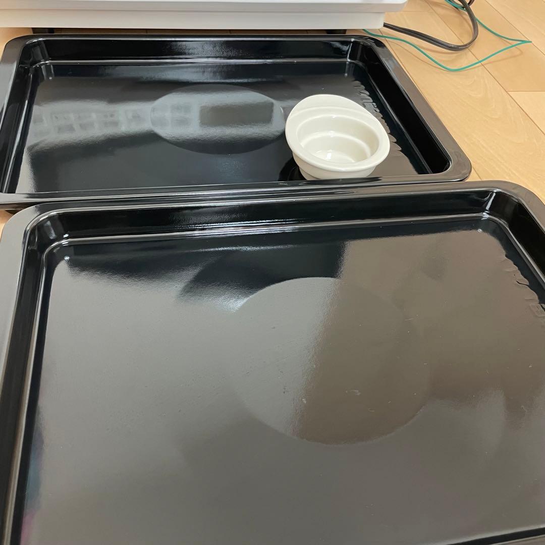 シャープ　加熱水蒸気 スチームオーブンレンジ　ワイド角皿２枚　スチームカップ