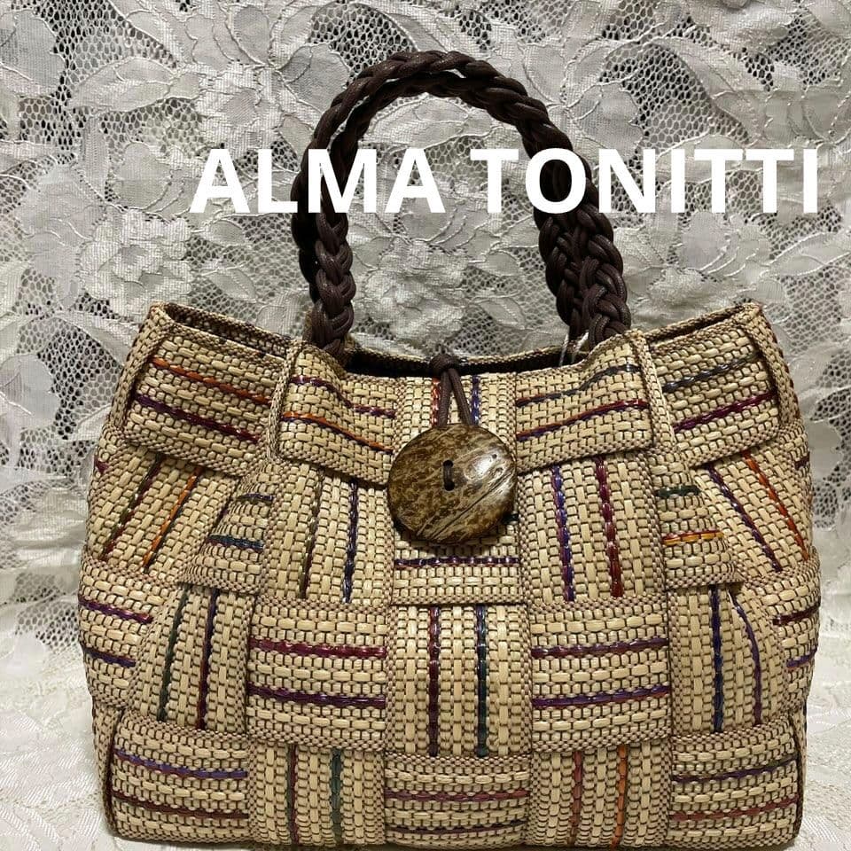 ALMA TONITTI　かご　ハンドバッグ　メッシュ　編み込み　新品未使用タグ