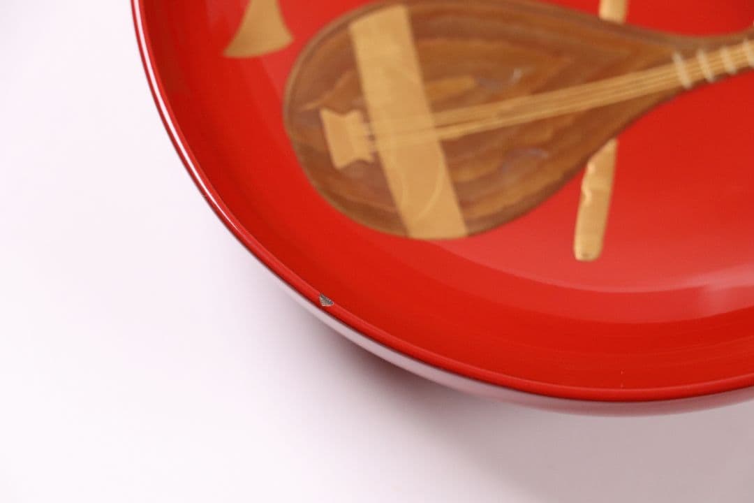 専用 MA417 CL19 輪島塗 楽器金蒔絵 朱塗椀 二客 切金 和楽器