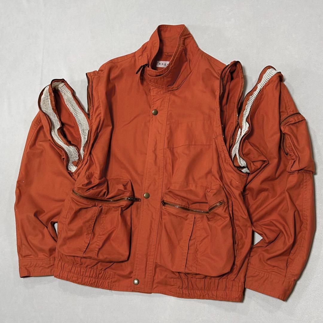 90s 2way デタッチャブル モーターサイクル ボンバージャケット Tech