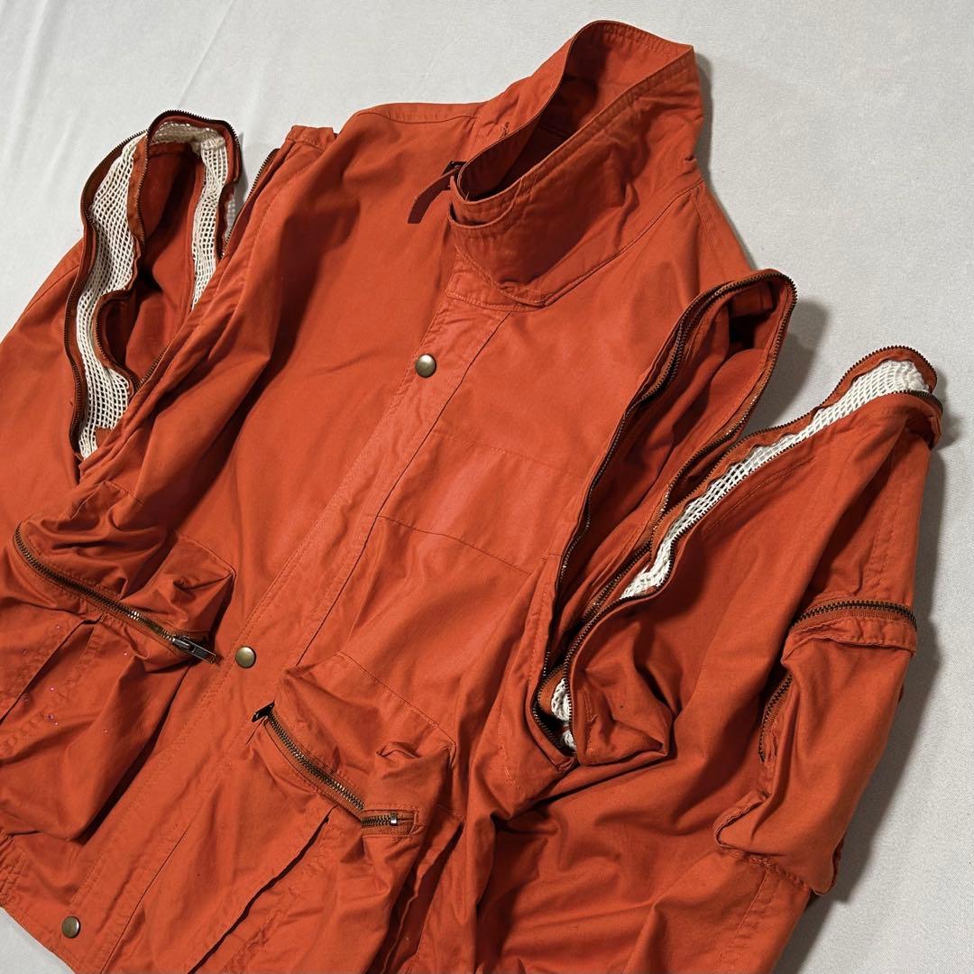 90s 2way デタッチャブル モーターサイクル ボンバージャケット Tech