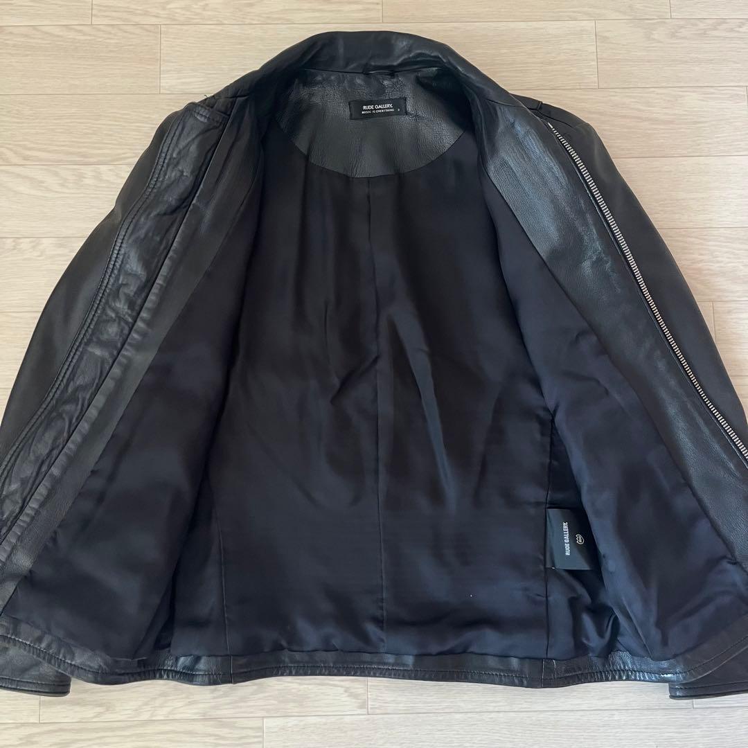 【名作】ルードギャラリー シープスキン シングルライダーズジャケット 2 ロック