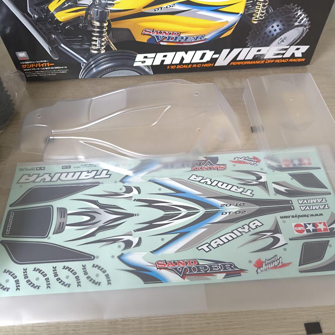 タミヤDT-02 サンドバイパー ボディ ステッカー タイヤ ホイール