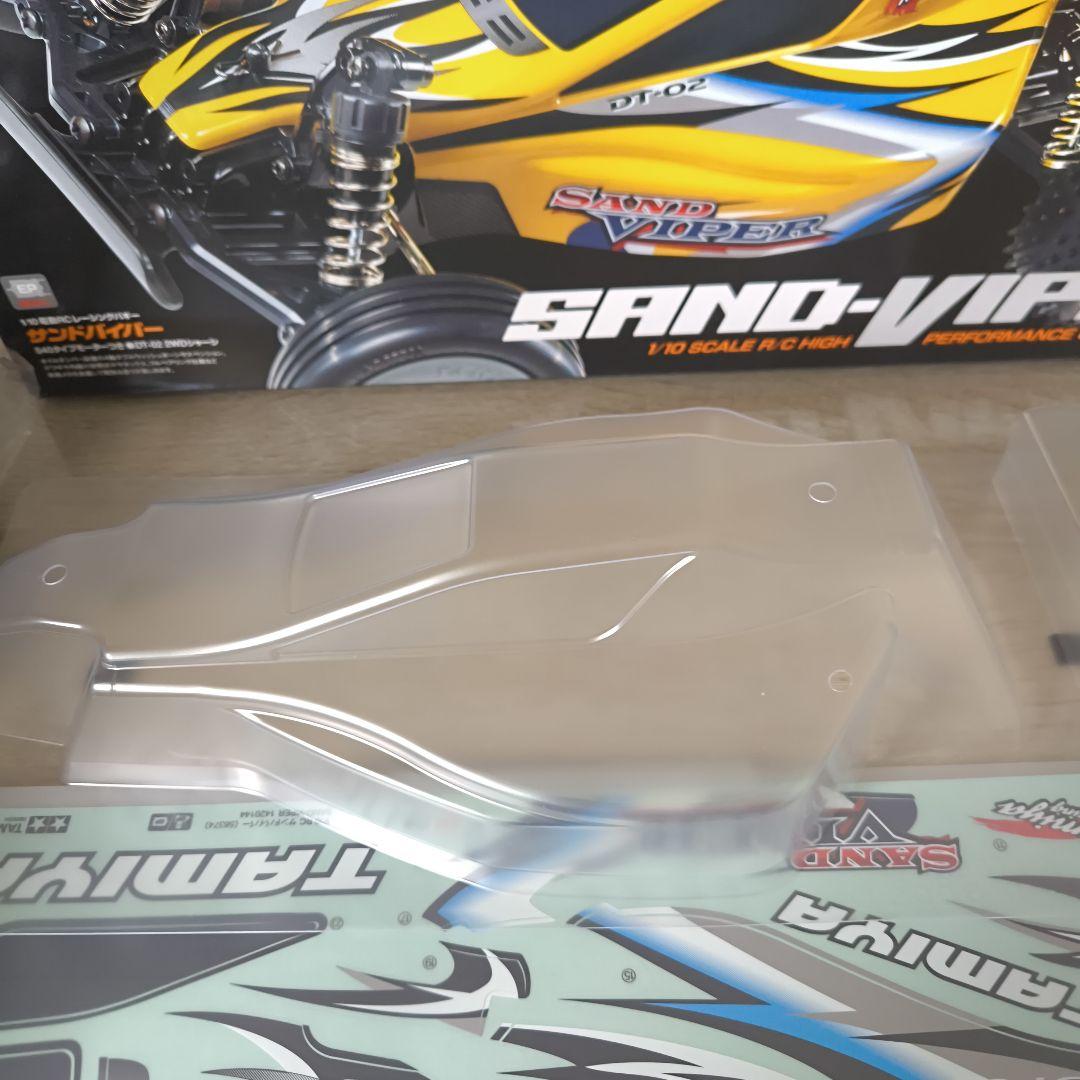 タミヤDT-02 サンドバイパー ボディ ステッカー タイヤ ホイール