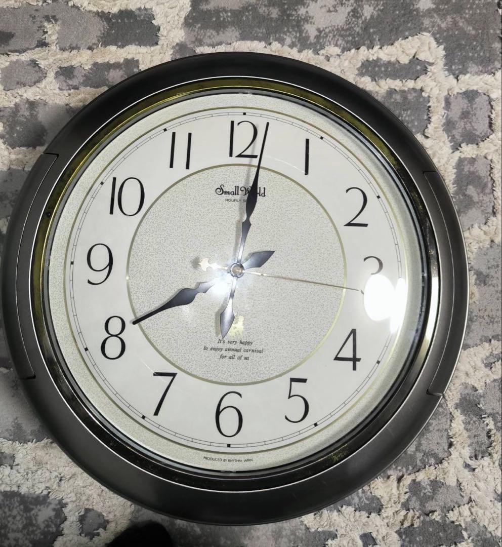 リズム時計 スモールワールド音楽隊 ジャンク品　4MH638