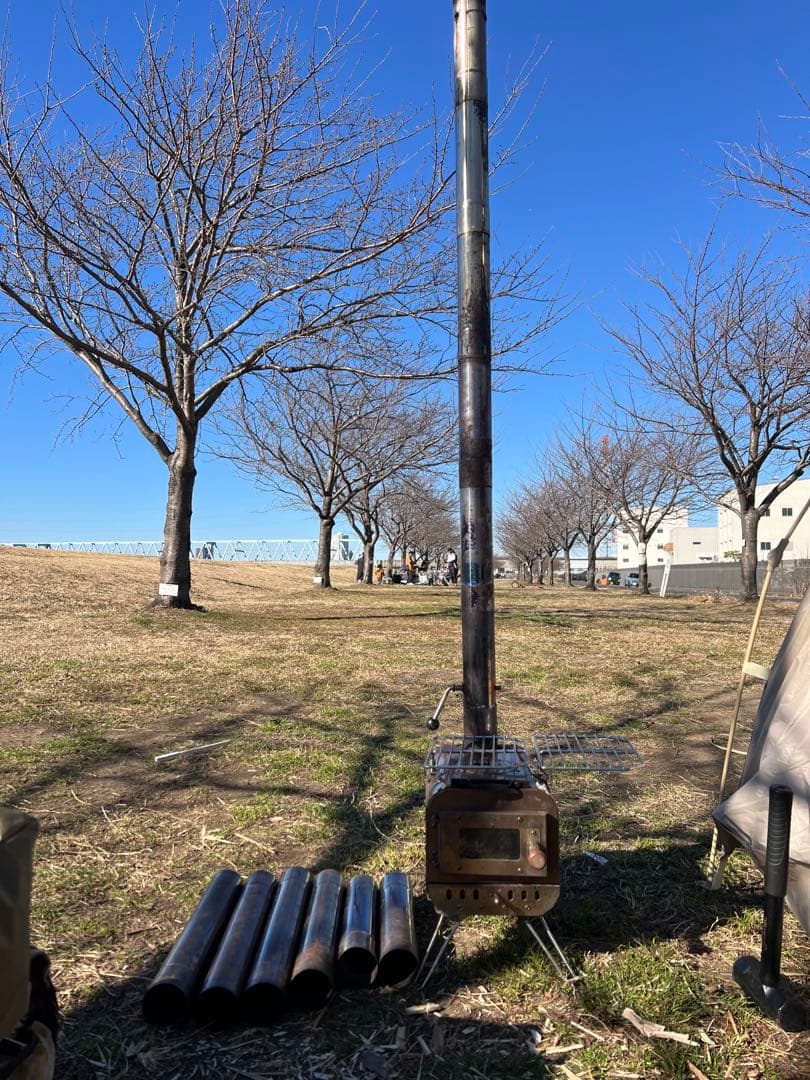 ポータブル薪ストーブ ステンレス製