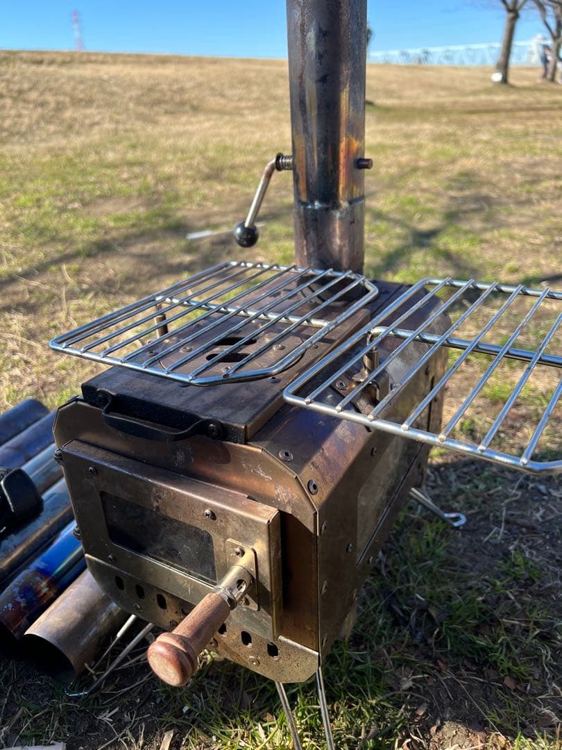 ポータブル薪ストーブ ステンレス製