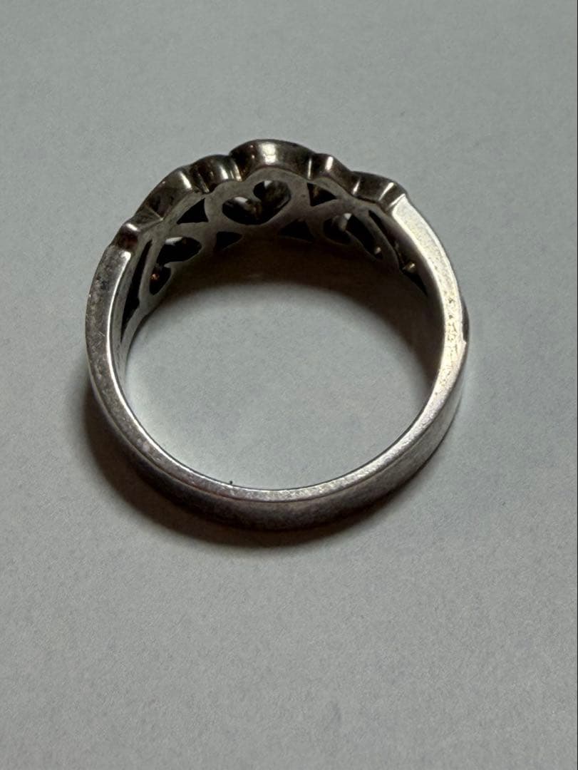 ス*ク様 Tiffany & Co. トリプルラビングハート 指輪 リング シル