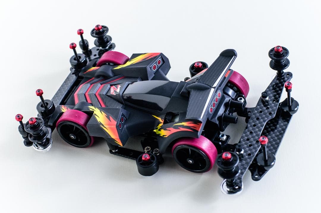 ミニ四駆完成品★ネオトライダガーZMC カーボンSP VZカスタム未走行