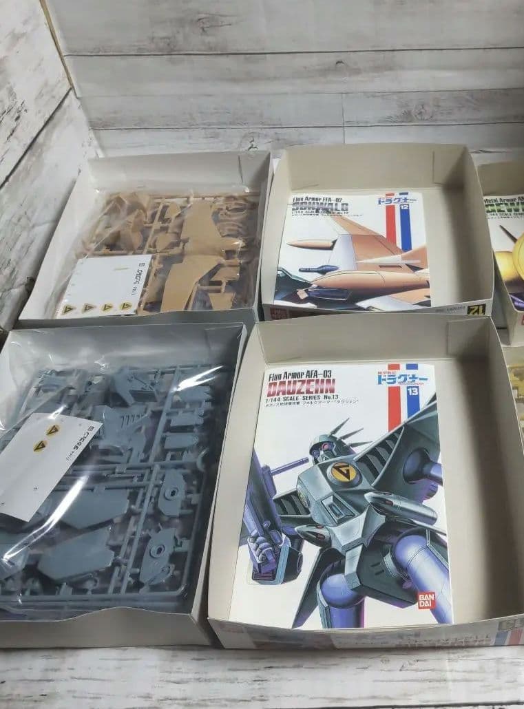 ドラグナー プラモデル 旧キット 1/144 旧キット1.2.3 +9体セット