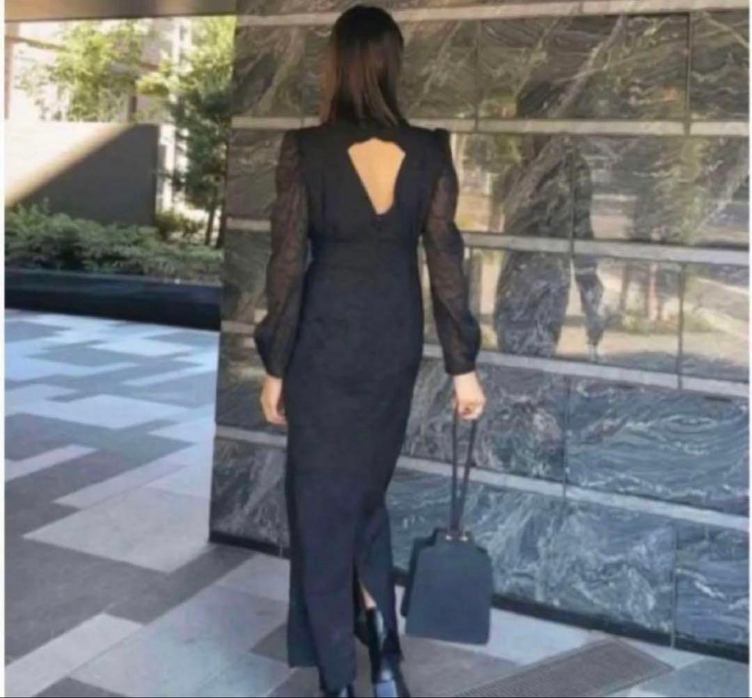 Knuth Marf 背中開きシアードレス M