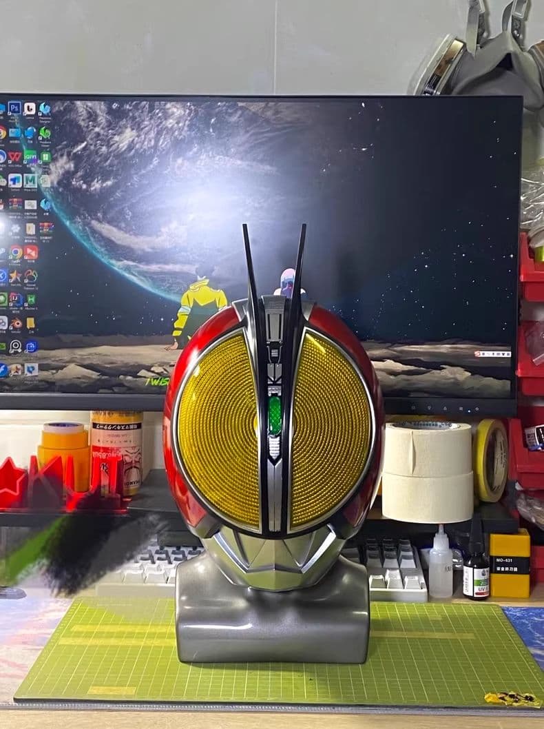 仮面ライダー555 ファイズ ブラスターフォーム 1/1 着用可能ヘルメット