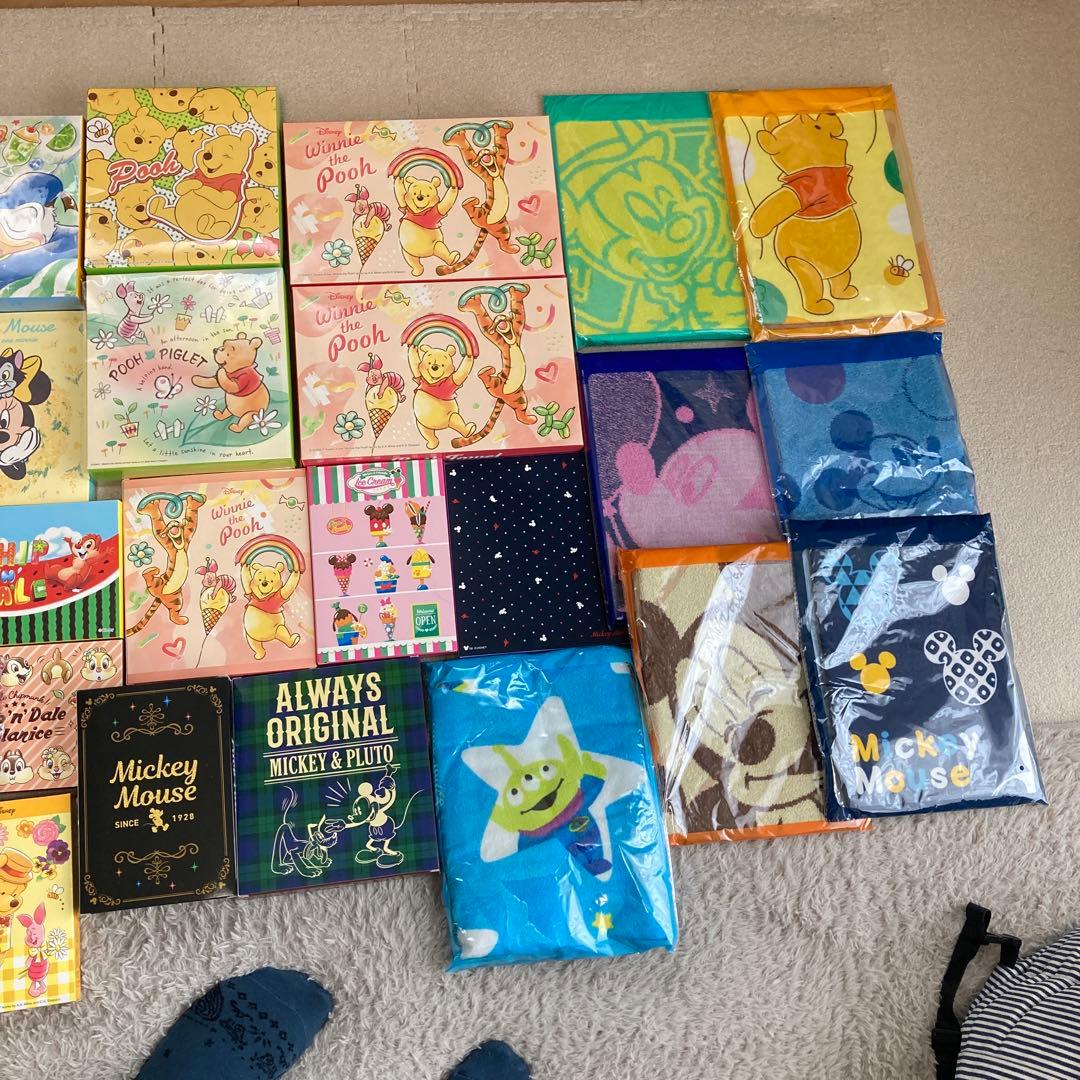 ディズニーキャラクタータオル・ハンカチセット