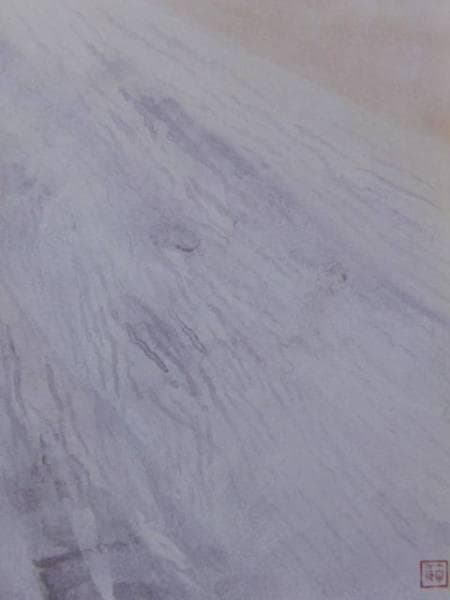 奥村　土牛、富士宮の富士、希少な画集より、新品高級額装付、版上サイン入り