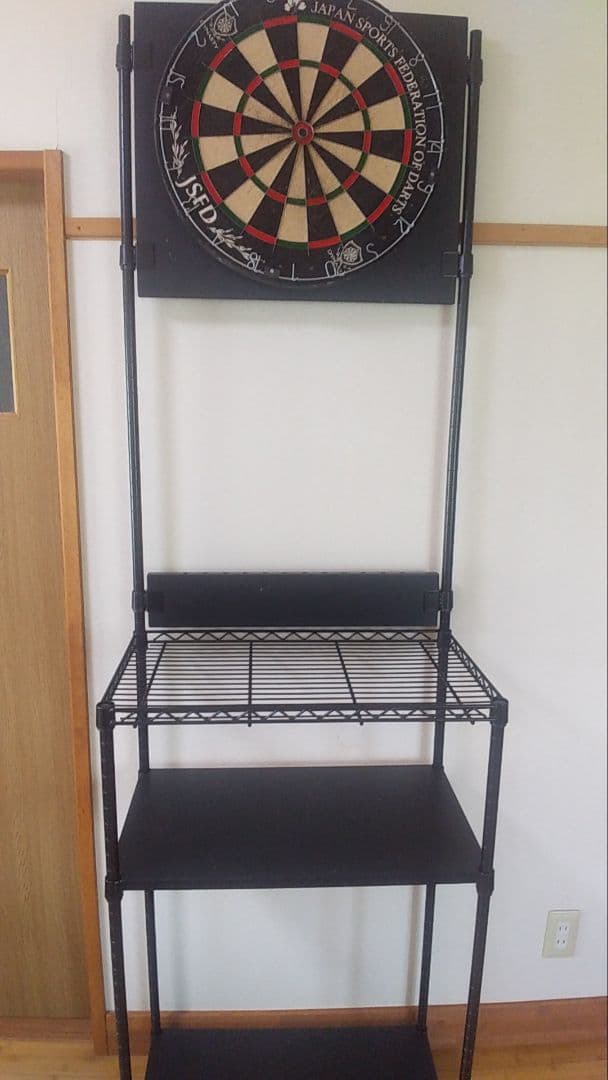 ダイナスティ　ダーツボード＆ダーツ台 　ダーツスタンド　ハードタイプ