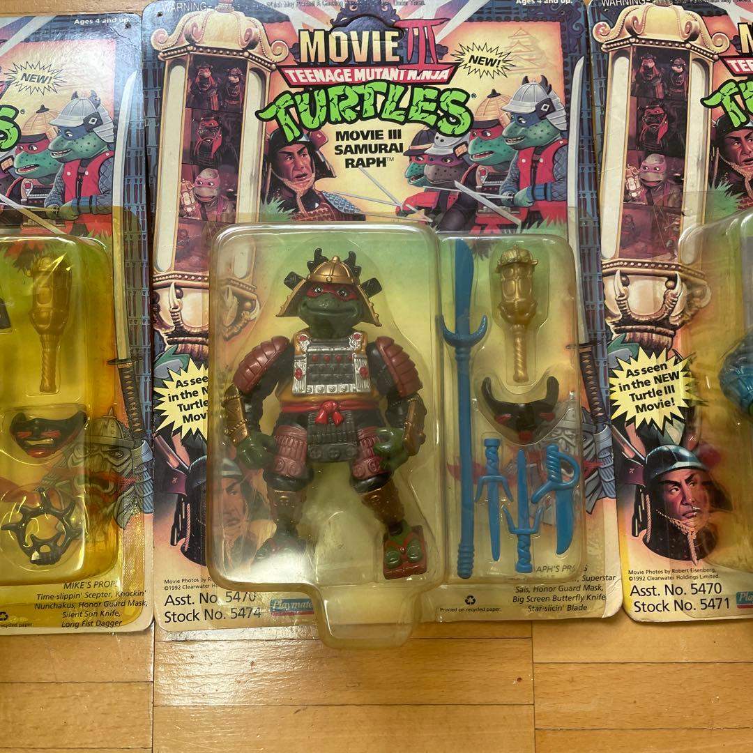 ミュータントタートルズ サムライTMNT サムライフィギュア 4体セット