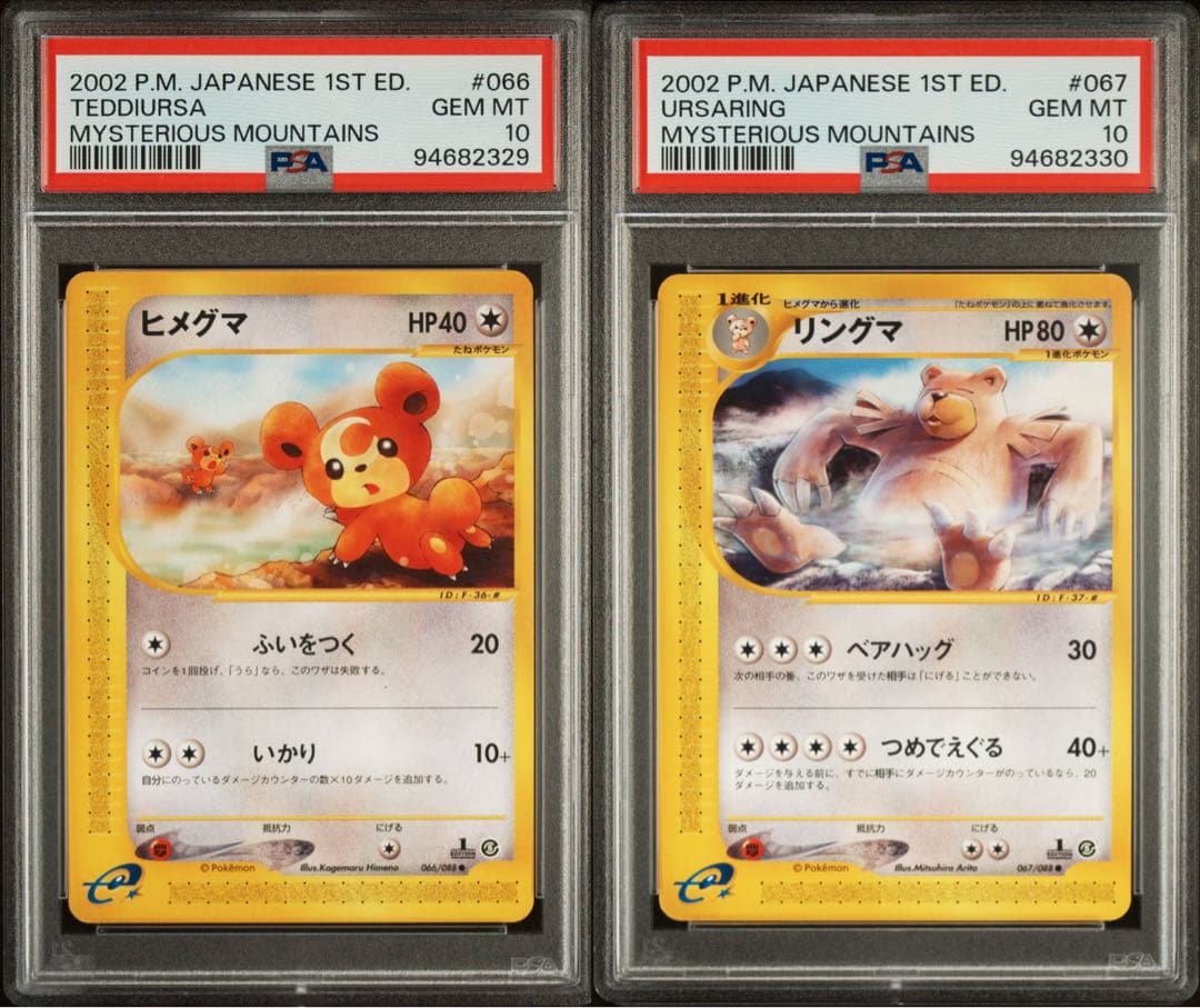 《PSA10 鑑定品 希少》リングマ　ヒメグマ　拡張パック第5弾 神秘なる山