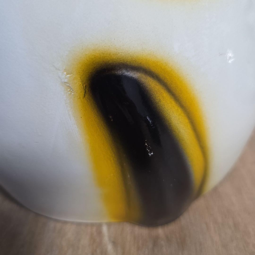 招き猫 貯金箱 白