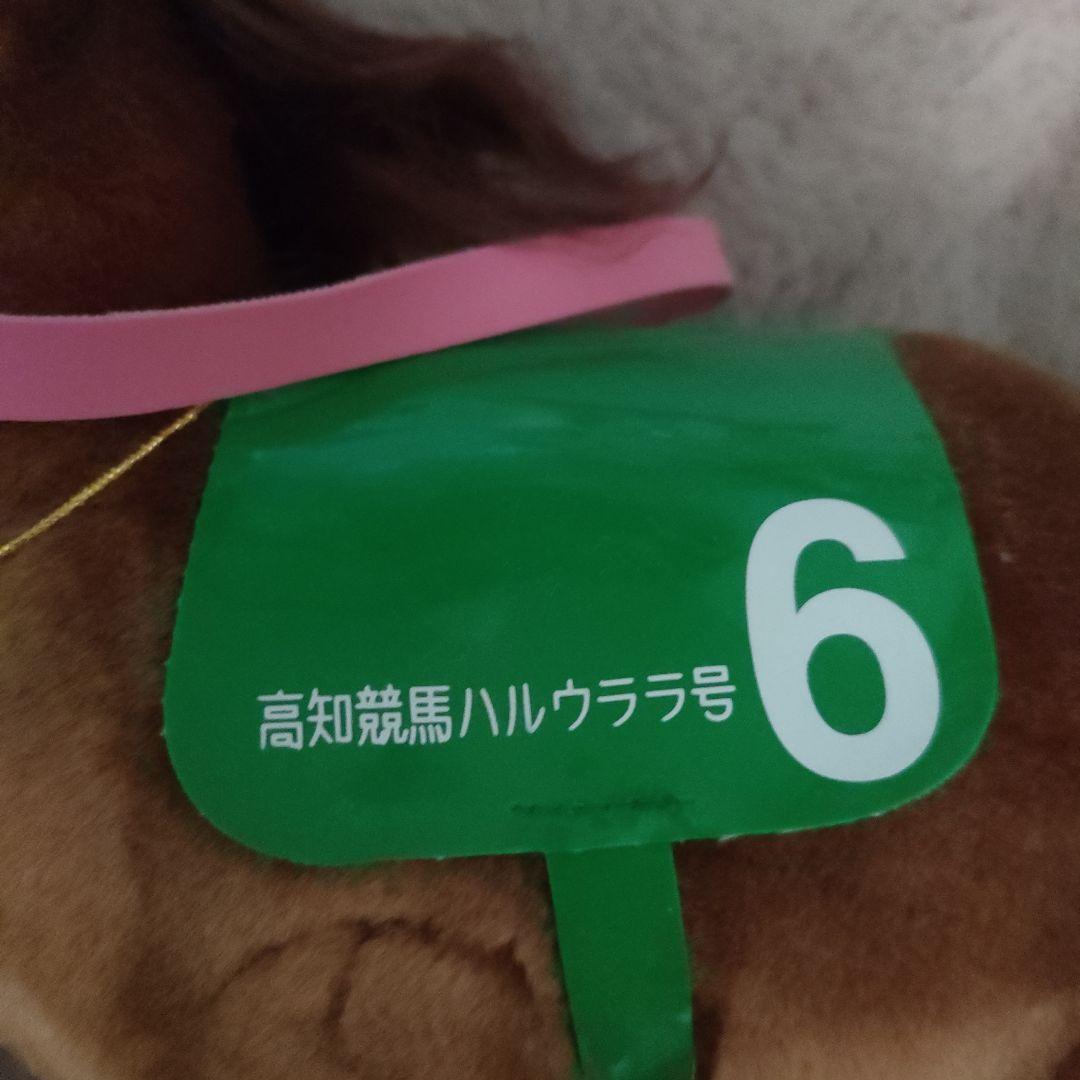 ハルウララ　ぬいぐるみ　高知競馬ハルウララ6号　競走馬　競馬