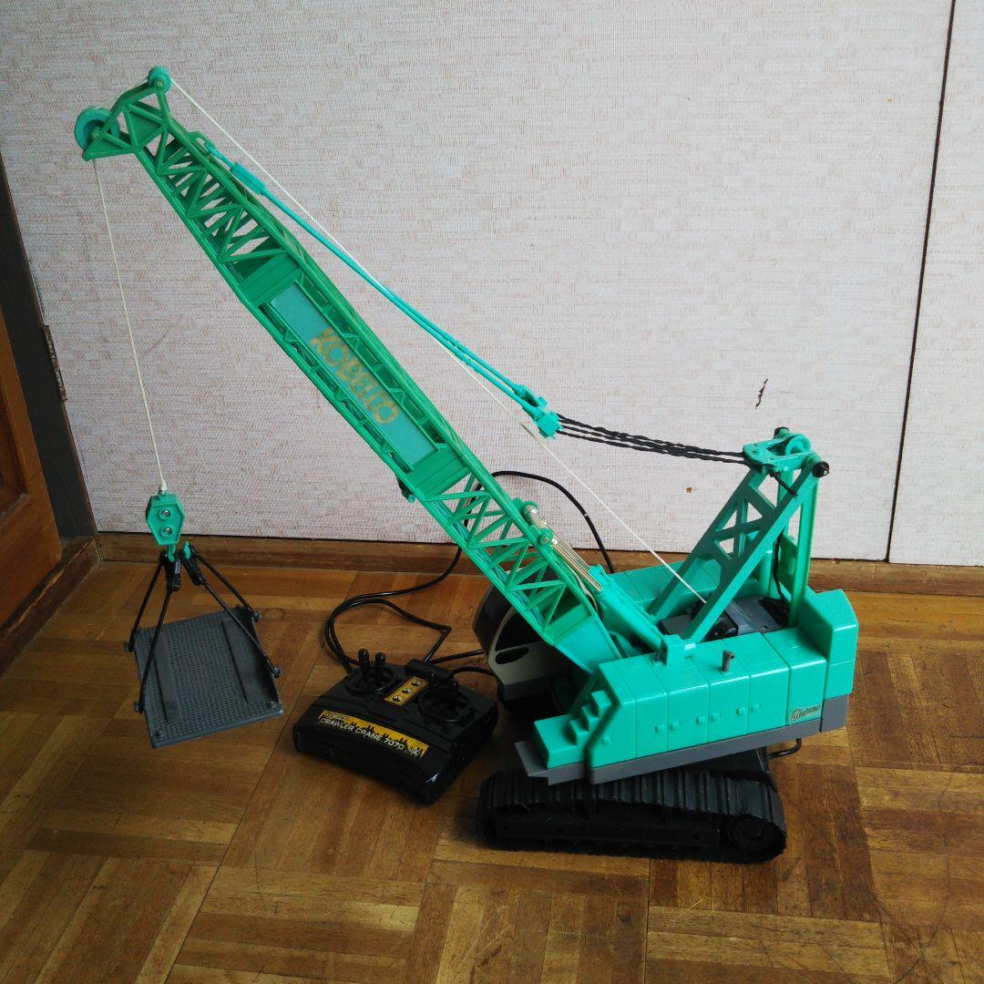 【貴重品】トイコー KOBELCO クローラークレーン7070 ラジコン 箱説付