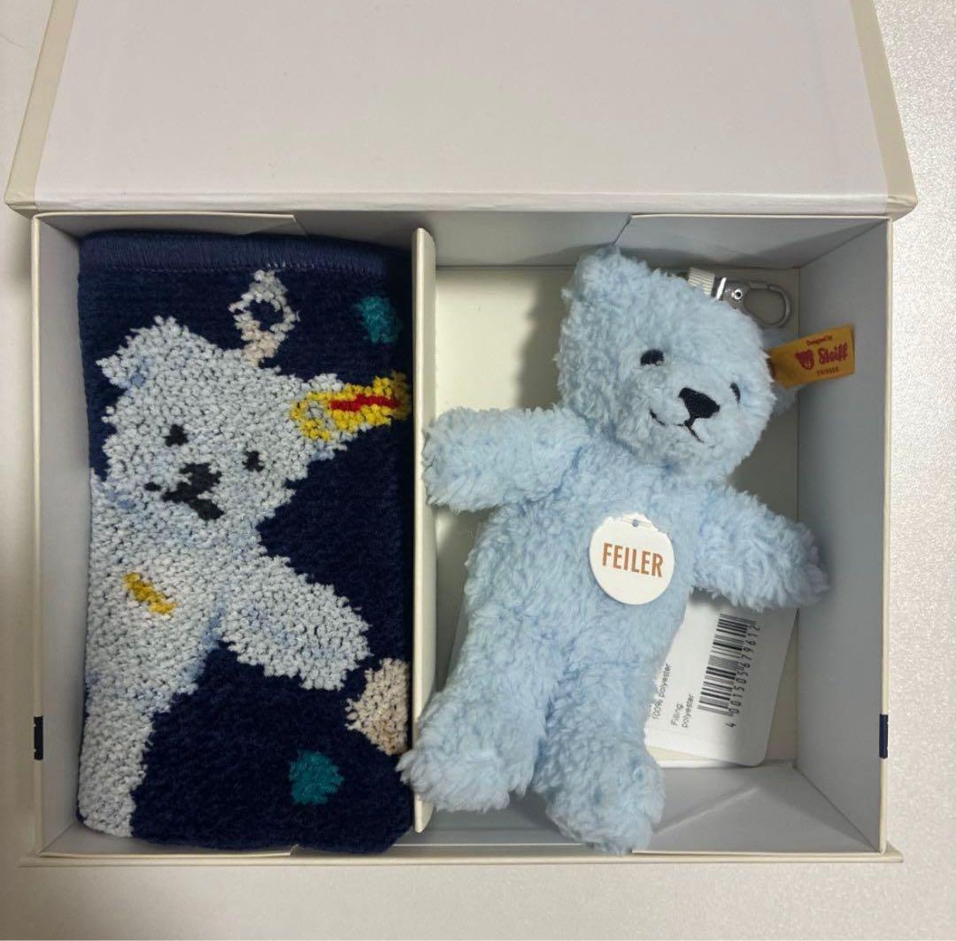 シュタイフテディベアキーリングスセット フェイラー STEIFF FEILER