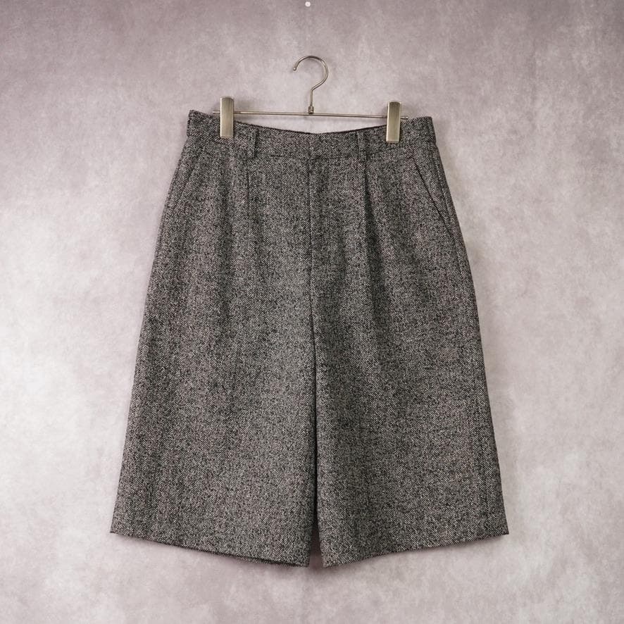 23区　【今季 杏さん着用】ヘリンボーンループツイードハーフパンツ　キュロット