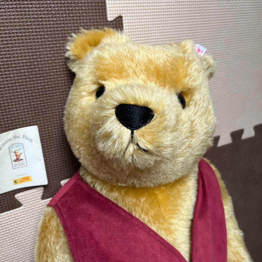 シュタイフ くまのプーさんぬいぐるみ　テディベア　ディズニー　コレクター