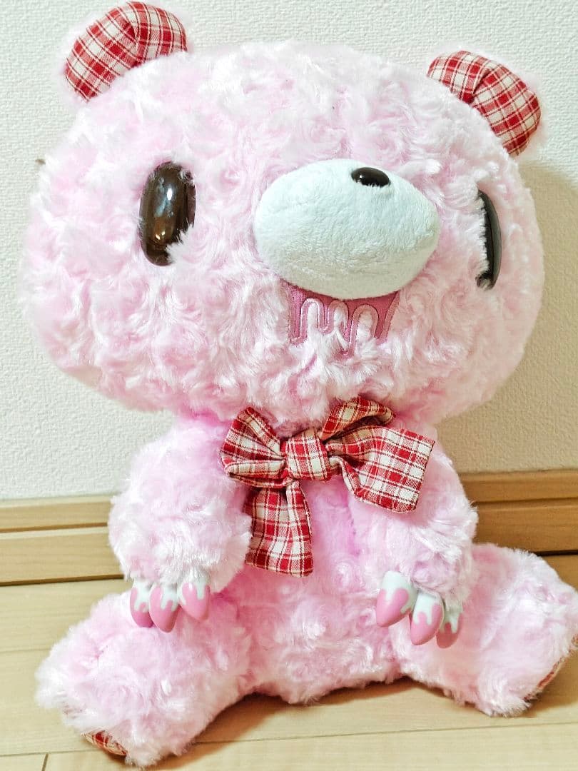 タグ付 いたずらぐまのグル〜ミ〜 ぬいぐるみ 4体セット ピンク チャックスGP