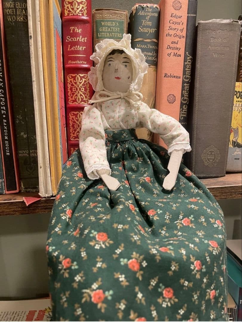 アンティーク雑貨★ペグドール人形★チャイナヘッドドール★ミニョネットビスクドール