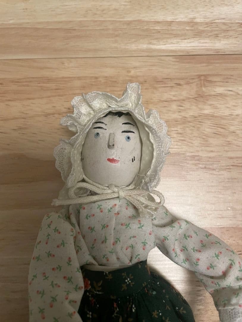 アンティーク雑貨★ペグドール人形★チャイナヘッドドール★ミニョネットビスクドール