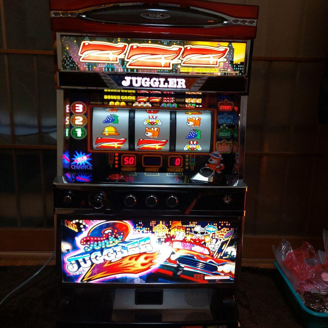 JUGGLER スロットマシン 鍵付き 2000枚付き