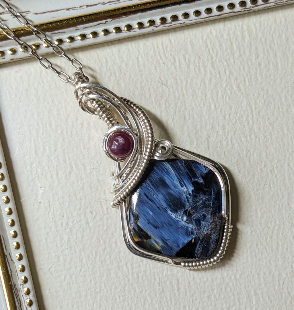 【専用】K14gfゴールデンルチルクォーツ❅ワイヤーアートペンダントトップ他1点