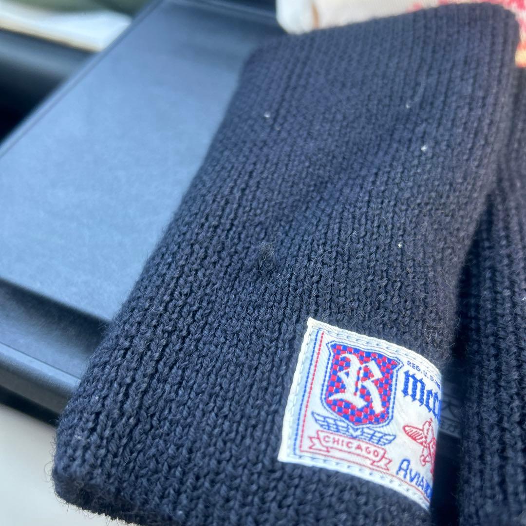 リアルマッコイズ THE REAL MCCOY'S ニット 手袋 グローブ 袋付