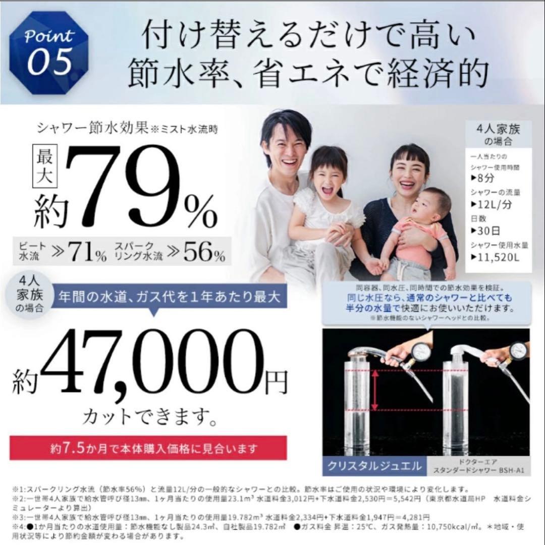 新品　ドクターエア　クリスタルジュエル　スペシャル　エディション　シャワーヘッド