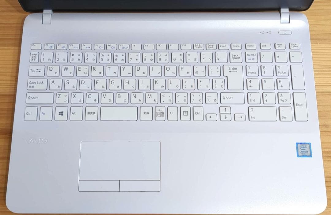 SONY VAIO 15.5型 ノートPC 第7世代　テンキー