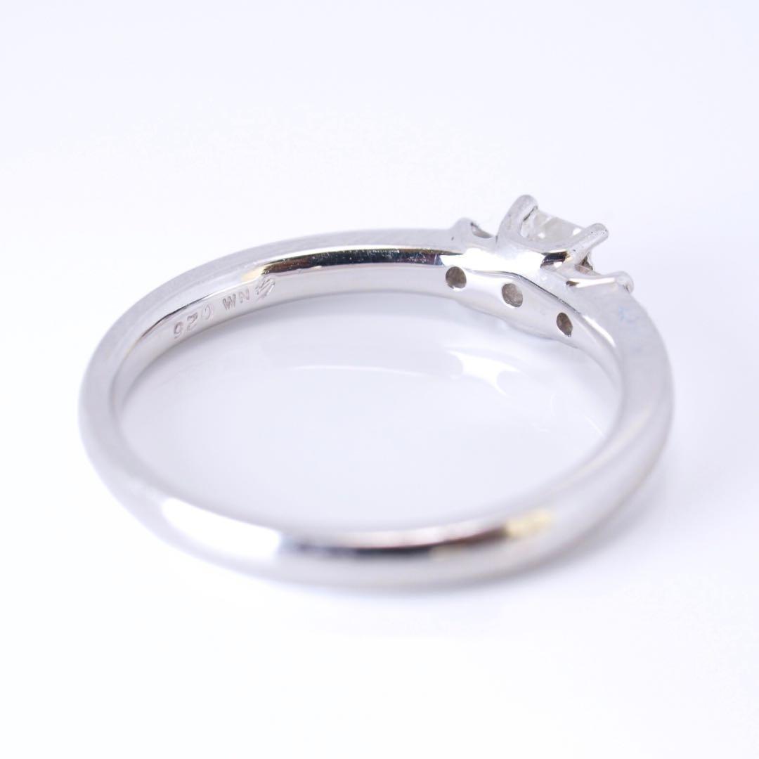 ジュエリーマキ Pt850 3.22g ダイヤ 0.26ct リング 10.5号