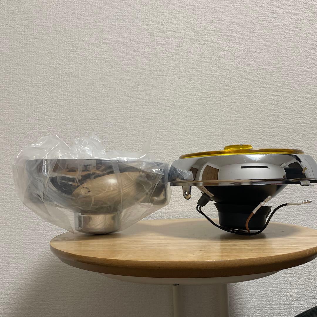 マーシャル 888ドライビングランプ フルキット イエローレンズ メッキケース