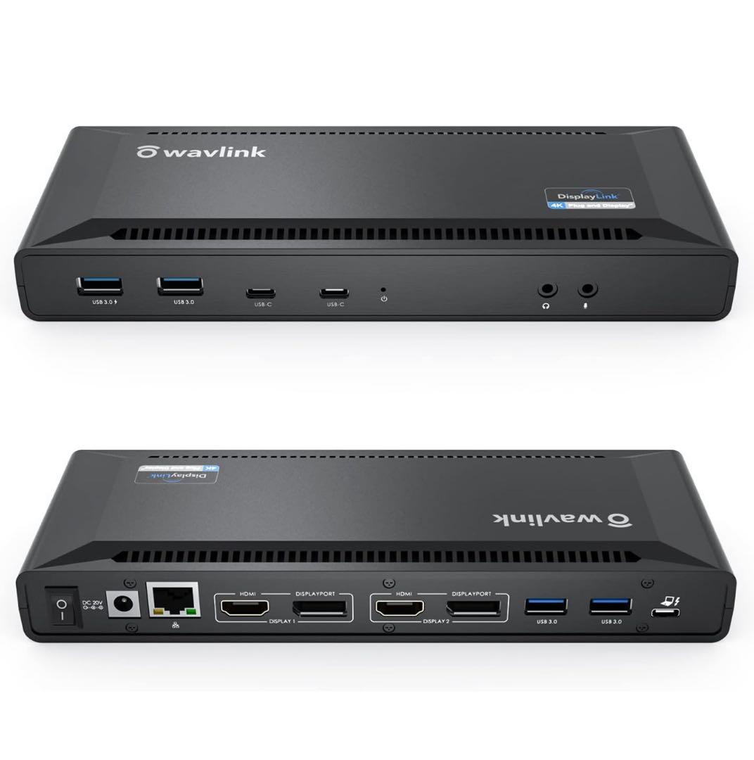 WAVLINK USB-C シングル5K 100Wドッキングステーション