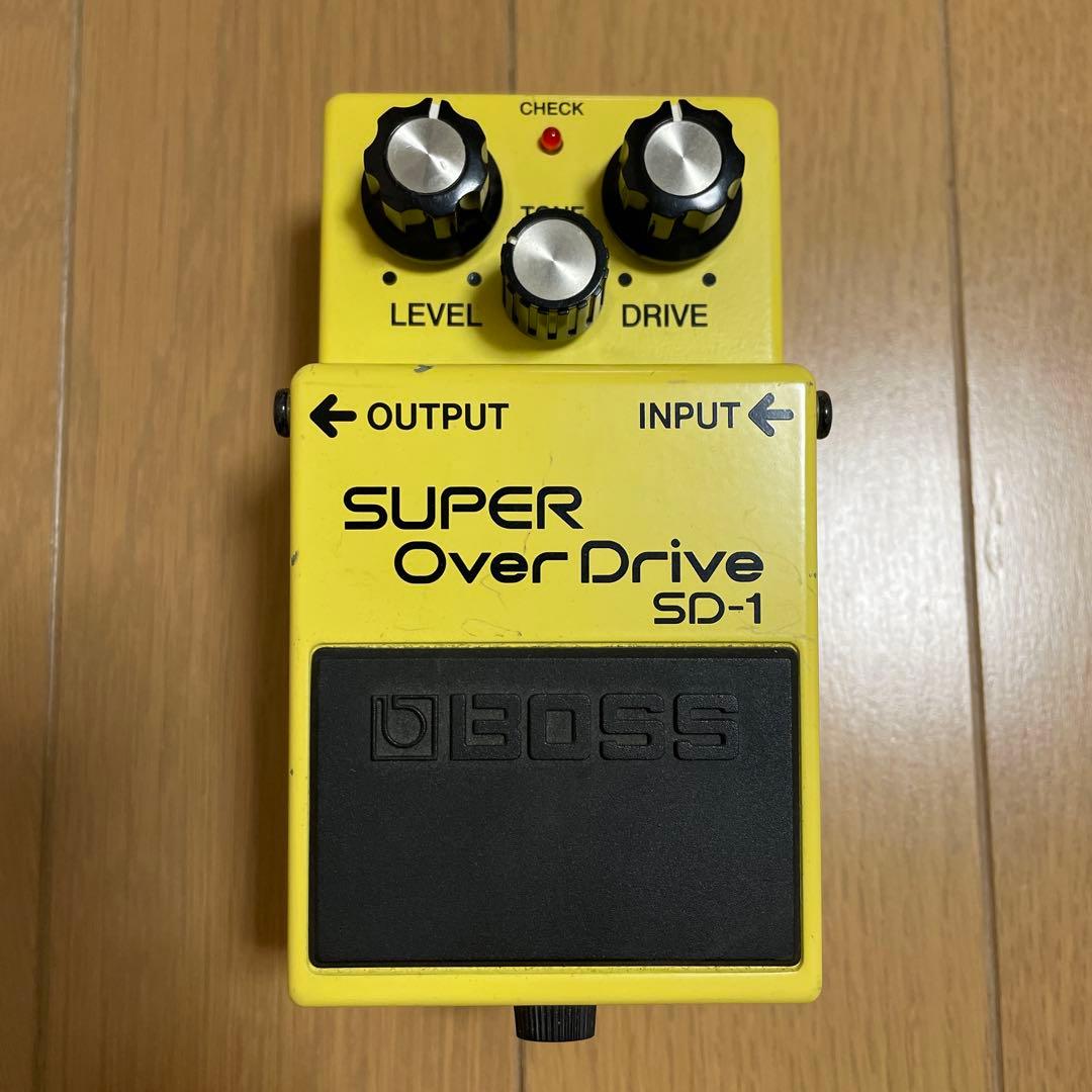美品 箱付き BOSS SUPER OverDrive SD-1 エフェクター
