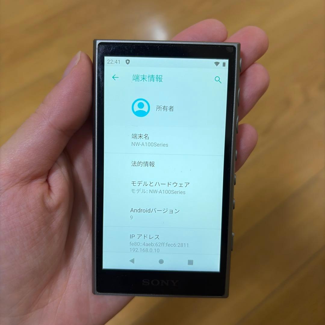 SONY NW-A100S eries