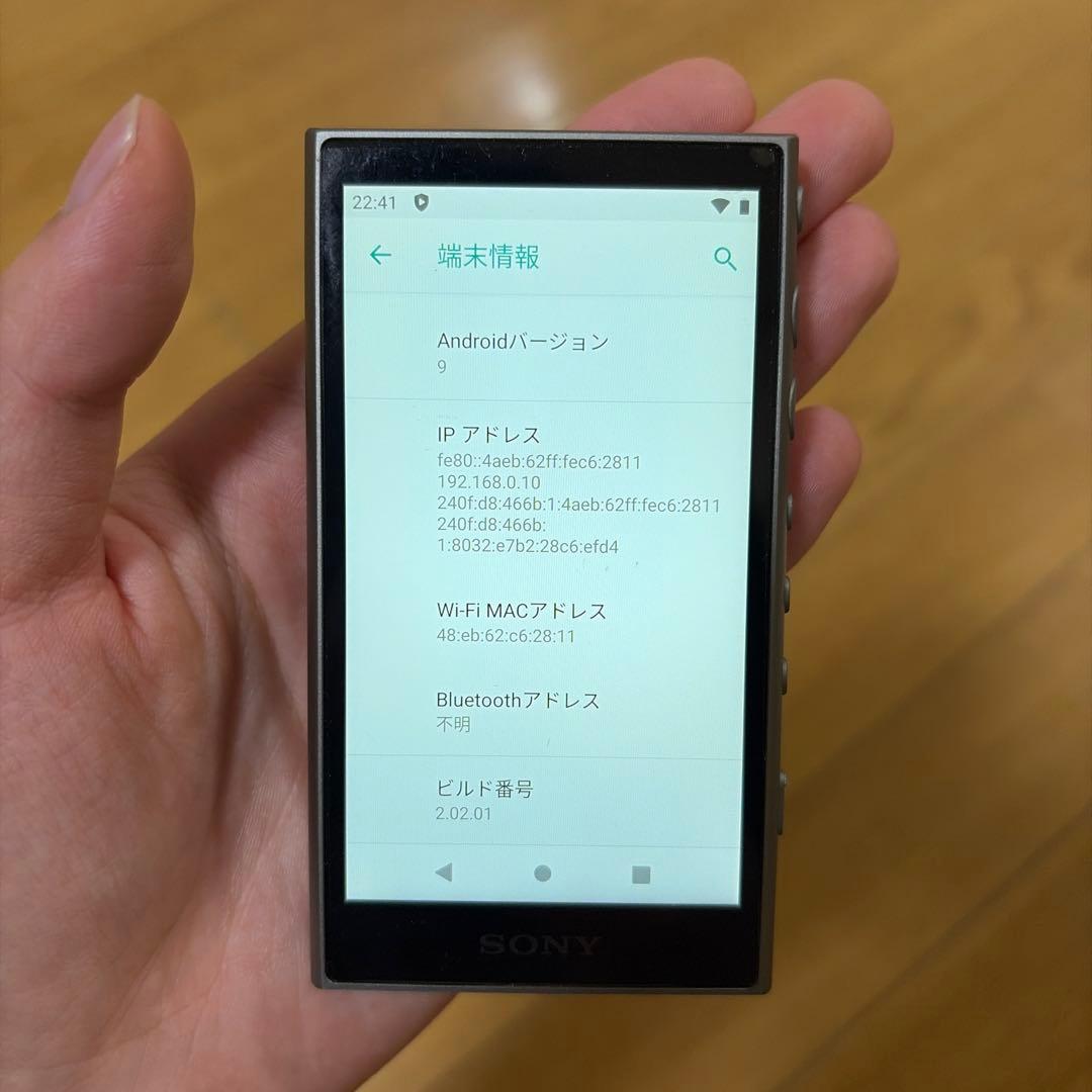 SONY NW-A100S eries